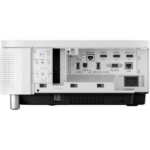 Проектор EPSON EB-810E (LCD, Laser, FHD, 5000Лм, 2500000 :1, 0.16 - 0.4:1, 20/30, HDMI, USB, Wifi, 16W, 12.