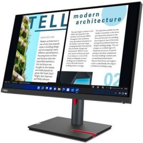Монітор Lenovo LTP24q-30, 23.8, IPS, 2560x1440, 4 мс, 60 Гц, HDR10, 1xHDMI 2.0, 1xDP 1.4, 1xDP Out, 4xUSB 3.2
