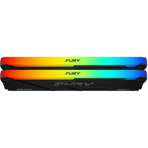 Модуль пам'яті, DDR4, (2x32) 64GB, 3600MHz, RGB, Kingston KF436C18BB2AK2/64