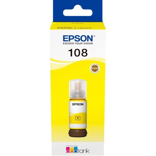 Чорнило EPSON жовте 70 мл для L8050, L18050 108 EcoTank Yellow ink bottle