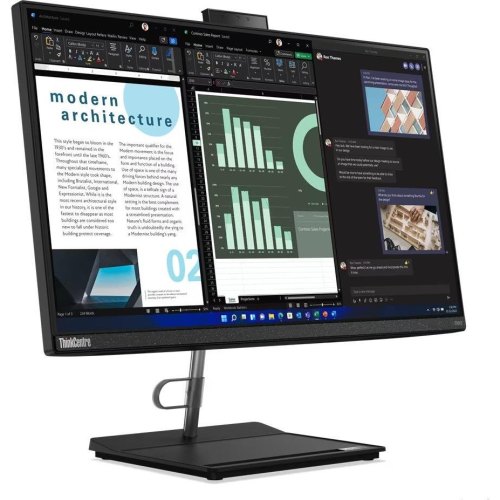 Моноблок Lenovo ThinkCentre 30a 27 Gen 4 AIO, 27/i5-13420H/16/1TB SSD/Intel HD/DOS/KM/Black