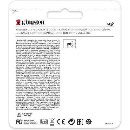 microSDXC 256GB Kingston Endurance C1 0 A1 UHS-I Card Only SDCE/256GB