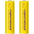 Акумулятор ESPERANZA Ni-MH AA 2000 mAh, 2шт, жовтий EZA103Y (AA x 2)