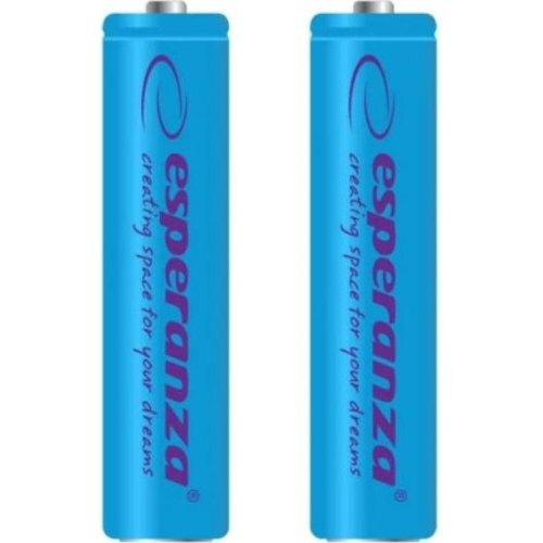 Акумулятор ESPERANZA Ni-MH AAA 1000 mAh, 2шт, голубий EZA101B (AAA x 2)