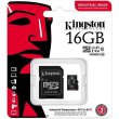 microSDXC 16GB Kingston C10 A1 Industrial UHS-I Speed Class U3, V30, A1 +adapter SDCIT2/16GB