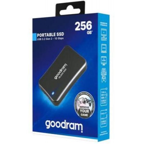 Накопичувач зовнішній SSD 256GB GOODRAM SSDPR-HL200-256