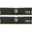 Модуль пам'яті, DDR5, (2x32) 64GB, 6000MHz, Goodram Black IR-6000D564L30/64GDC
