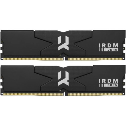 Модуль пам'яті, DDR5, (2x32) 64GB, 6000MHz, Goodram Black IR-6000D564L30/64GDC