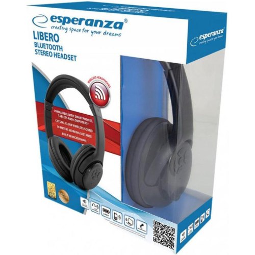 Навушники Esperanza EH163K Libero Black