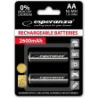 Акумулятор ESPERANZA Ni-MH AA 2600 mAh, 2шт EZA105 (AA x 2)