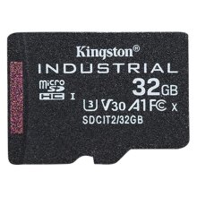 microSDXC 32GB Kingston C10 A1 Industrial UHS-I Speed Class U3, V30, A1 SDCIT2/32GB