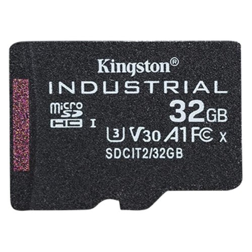 microSDXC 32GB Kingston C10 A1 Industrial UHS-I Speed Class U3, V30, A1 SDCIT2/32GB