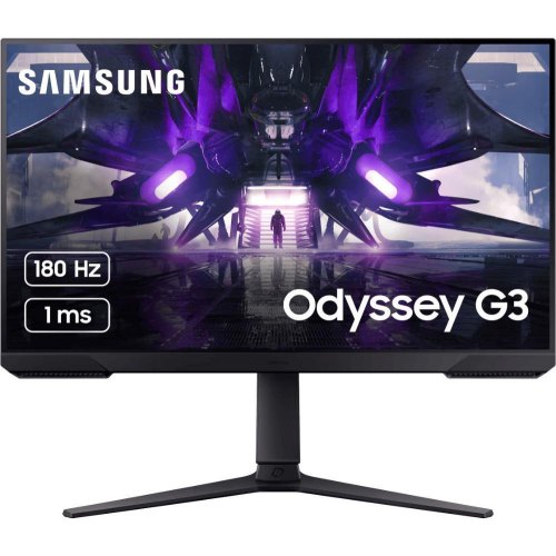 Монітор Samsung LS24DG300EIXCI, 24, ігровий VA, FHD, 180 Гц, HDMI, DP