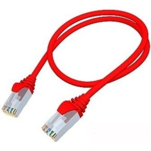Патч-корд Molex RJ45, UTP 5e, 0.5m, LSZH, червоний PCD-01000-0C