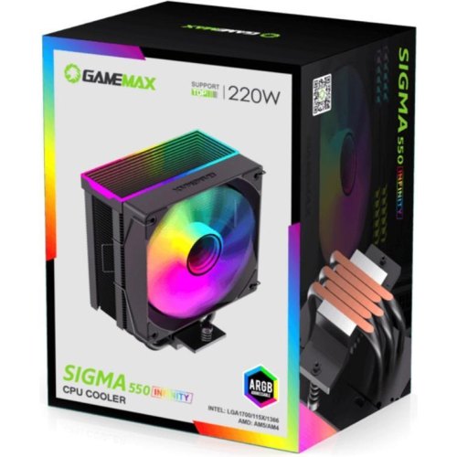 Кулер для процесора GAMEMAX Sigma 550 Infinity BK