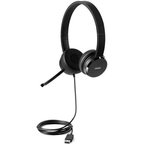 Навушники дротові Lenovo 100 Stereo USB Headset