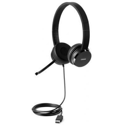 Навушники дротові Lenovo 100 Stereo USB Headset