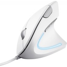Мишка дротова Trust Verto Ergonomic Mouse, білий