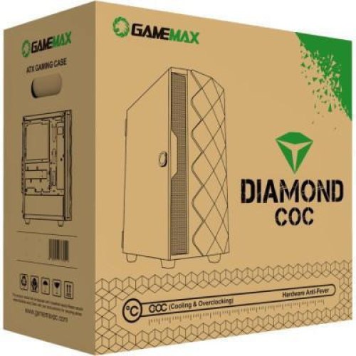 Корпус без БЖ, GAMEMAX Black Diamond COC