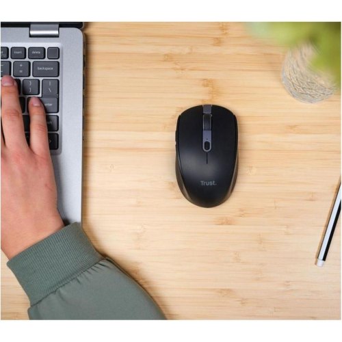 Мишка бездротова Trust Ozaa Compact Multi-Device Wireless Mouse, чорний