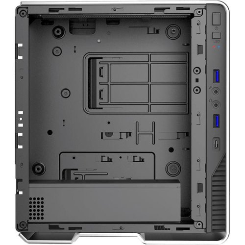 Корпус з БЖ, GAMEMAX Violin Silver, 180W