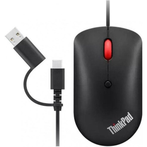 Мишка дротова Lenovo ThinkPad USB-C Wired Compact Mouse