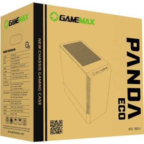Корпус без БЖ, GAMEMAX Panda  BK