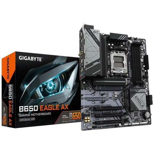 Материнська плата GIGABYTE B650 EAGLE sAM5 B650 4xDDR5 3xM.2 DP/HDMI ATX