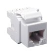 Модуль Molex Keystone 1xRJ45, UTP, Cat 5е, білий KSJ-00032-02