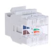 Модуль Molex Keystone 1xRJ45, UTP, Cat 5е, білий KSJ-00032-02