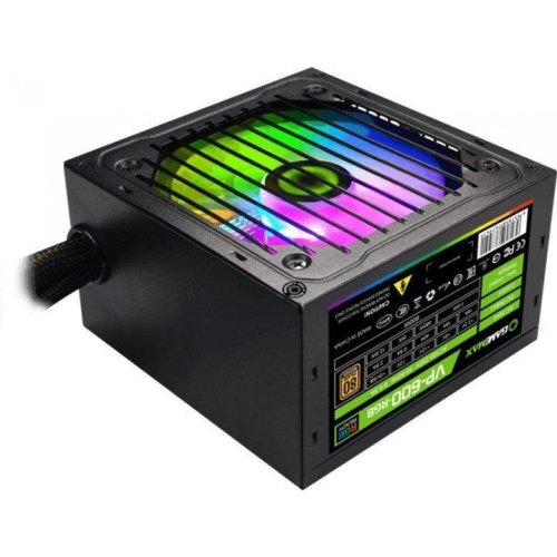 Блок живлення 600W, GAMEMAX VP-600-RGB