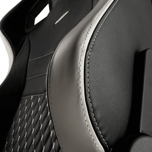 Крісло геймерське Noblechairs EPIC Real Leather Black/White/Red