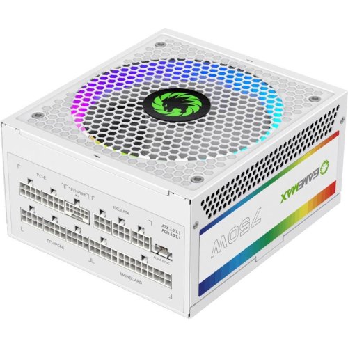 Блок живлення 750W, GAMEMAX RGB 750 PRO WH (