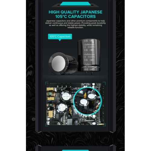 Блок живлення 750W, GAMEMAX RGB 750 PRO WH (