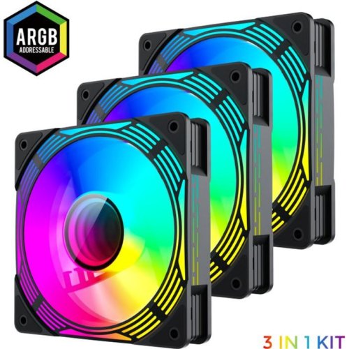 Кулер для корпусу GAMEMAX KF300 BK