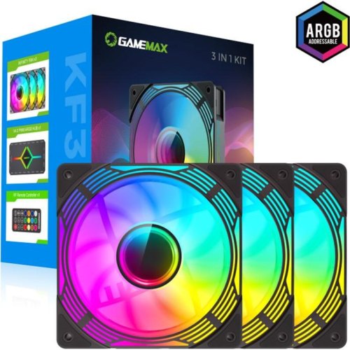 Кулер для корпусу GAMEMAX KF300 BK