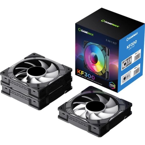 Кулер для корпусу GAMEMAX KF300 BK