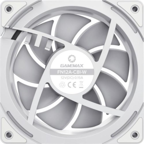 Кулер для корпусу GAMEMAX FN12A-C8I-W