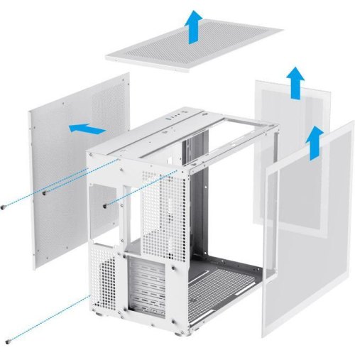 Корпус без БЖ, GAMEMAX Infinity White