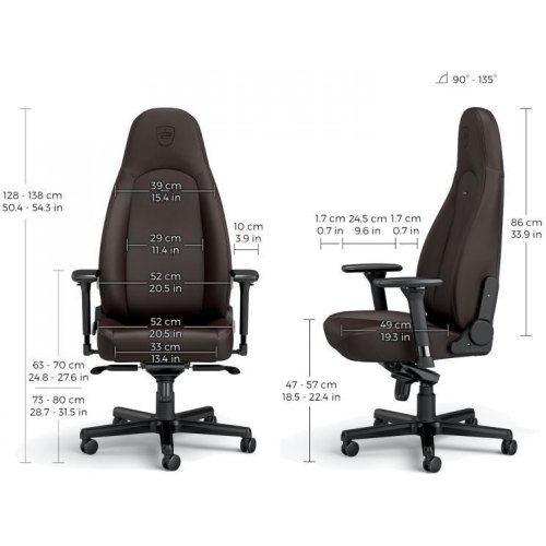 Крісло геймерське Noblechairs ICON Java Edition