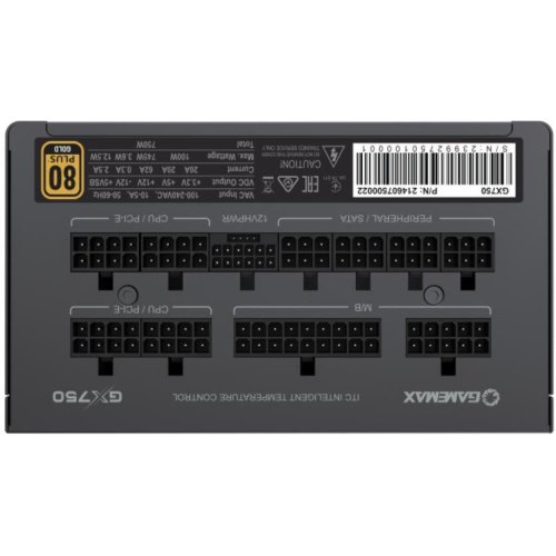 Блок живлення 750W, GAMEMAX GX-750 PRO BK