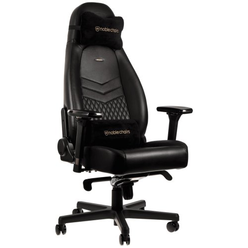 Крісло геймерське Noblechairs ICON Real Leather Black
