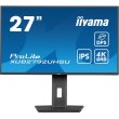 Монітор IIYAMA XUB2792UHSU-B6 27 IPS, 3840х2160, 4 мс (GTG), 60  Гц, 1xHDMI 2.0/1xDP 1.2/3xUSB 3.2/1xUSB C