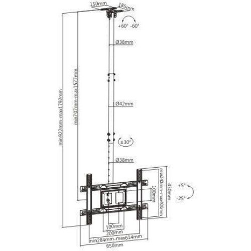 Кріплення для телевізора ITECHmount Celb-54N Celb-54N