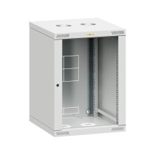 Шафа CONTEG настінна 19, 12U глибина 450мм, RAL7035 RQN-12-60/45