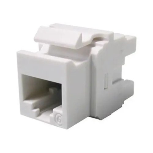 Модуль Molex Keystone 1xRJ45, UTP, Cat 6, білий KSJ-00033-02