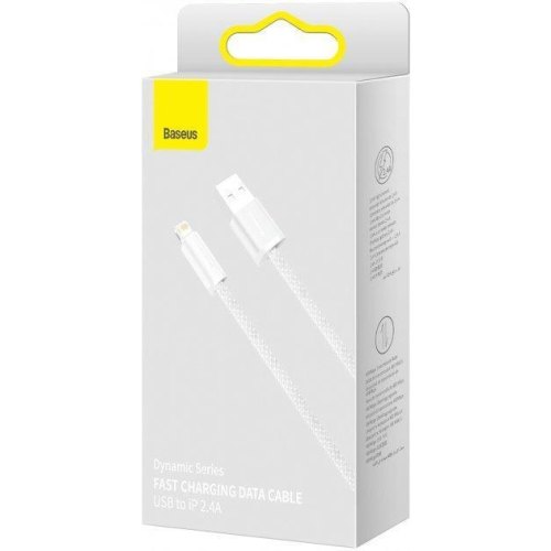 Кабель Lightning Baseus Dynamic Series Fast Charging Data Cable USB to Lightning 1m White (CALD000402)