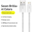 Кабель Lightning Baseus Dynamic Series Fast Charging Data Cable USB to Lightning 1m White (CALD000402)