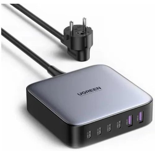 Мережевий зарядний пристрій Ugreen CD271 6xUSB 200W (4хUSB-C+2xUSB-A) Gan
