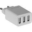 Мережевий зарядний пристрій Defender UPA-31 3xUSB 37W 3.1A білий